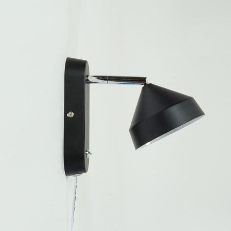 Tratt One Led black wall lamp with switch Markslojd
