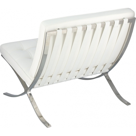 Barcelon Eco white quiltet armchair D2.Design
