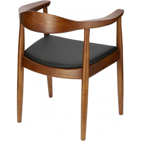 President brown wooden chair with armrests D2.Design
