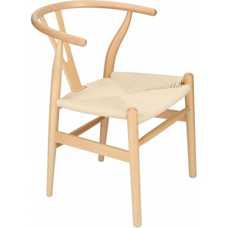 Wicker beech wood wooden chair D2.Design