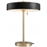 Designerska Lampa stołowa designerska Artdeco czarno-złota Step Into Design na biurko i do sypialni