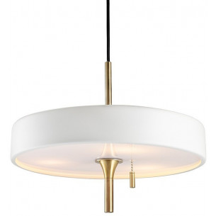 Artdeco 35 white&amp;gold designer pendant lamp Step Into Design