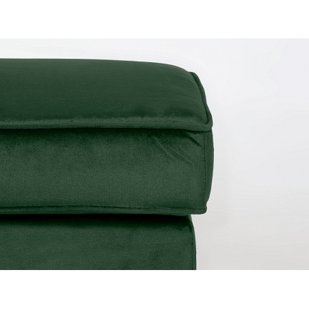 Ron Velvet green velvet footstool with wooden legs Signal
