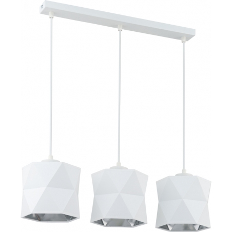 Siro white&amp;silver geometric pendant lamp Tk Lighting