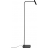 Stylowa Lampa podłogowa minimalistyczna Palermo LED czarna do salonu i sypialni