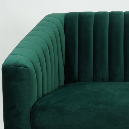 Asprey Velvet green 2 seater velvet sofa Signal