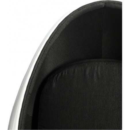 Ovalia black&amp;white designer swivel armchair D2.Design