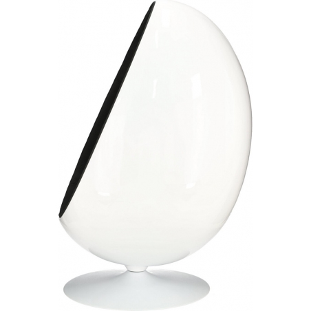 Ovalia black&amp;white designer swivel armchair D2.Design