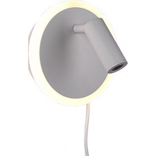 Jordan LED white wall lamp with switch Trio