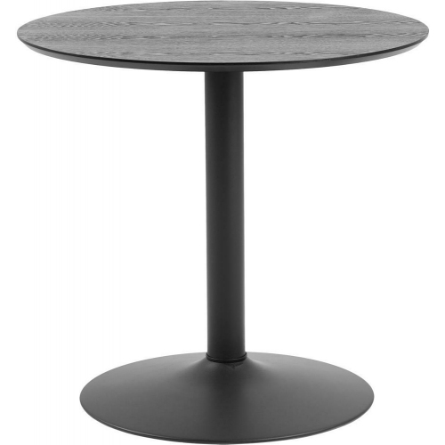 Designer Ibiza 80 Black Round Table, 80 Round Table