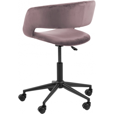 Grace VIC dusty rose velvet office chair Actona