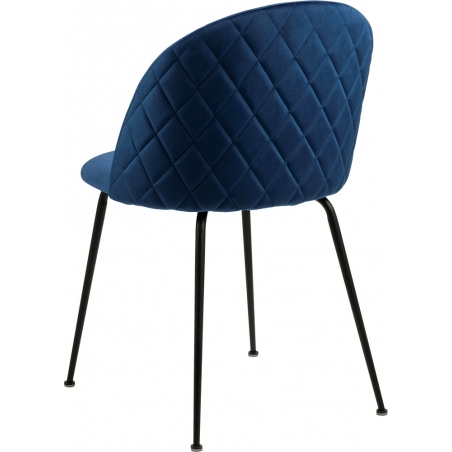 Louise dark blue upholstered chair Actona