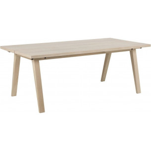 A-line 200x95 whitewash oak scandinavian dinning table Actona