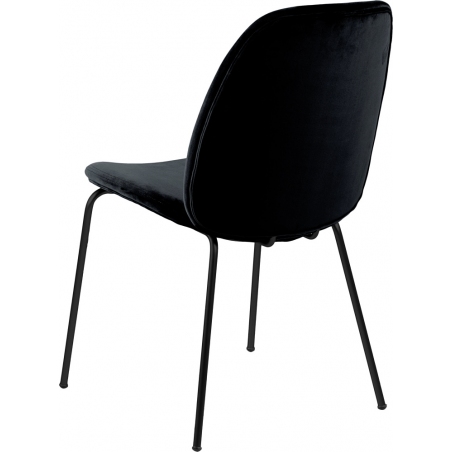 Carmen VIC black velvet chair Actona