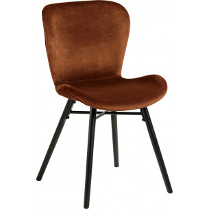 Batilda VIC copper velvet chair Actona