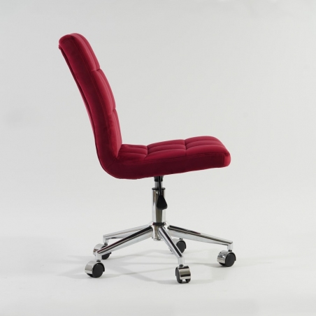 Q020 dark red quilted office chair Signal