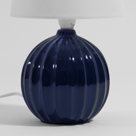 Stylowa Lampa stołowa ceramiczna Melanie 16 Niebieska Markslojd do salonu.
