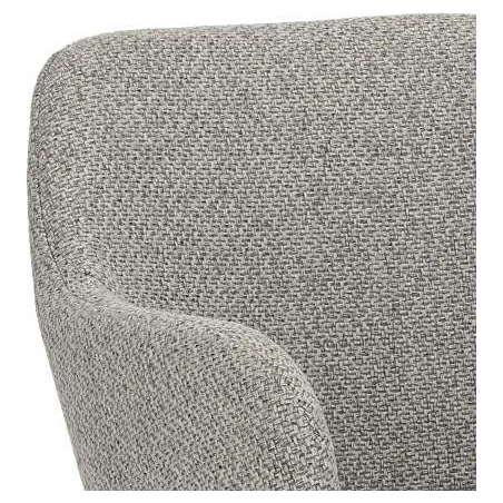 Gato light grey upholstered chair with armrests Intesi