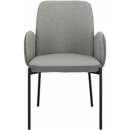 Perro grey upholstered chair with armrests Maduu Studio