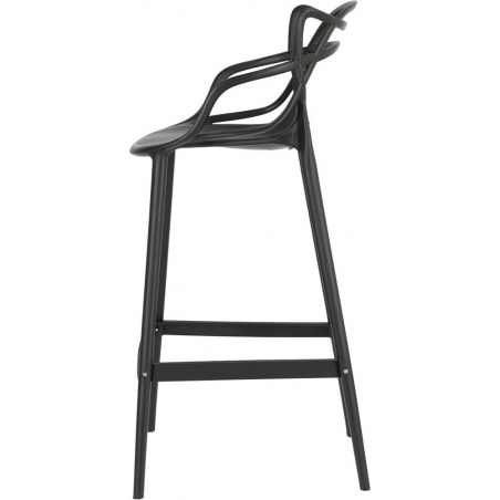 Lexi 75 black designer bar chair D2.Design