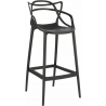 Lexi 75 black designer bar chair D2.Design