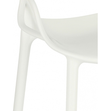 Lexi 75 white designer bar chair D2.Design