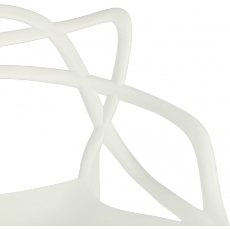 Designerskie Krzesło barowe z tworzywa Lexi 75 białe D2.Design do kuchni.