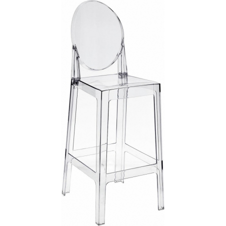 Viki 75 transparent bar stool D2.Design