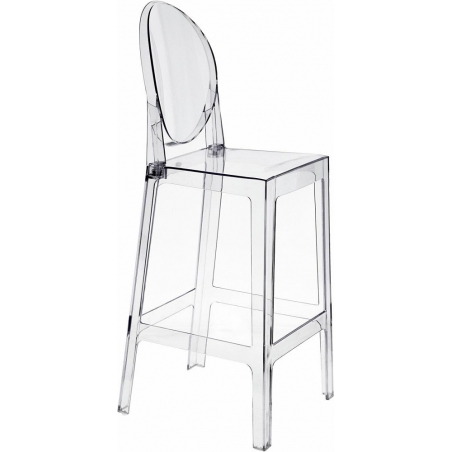 Krzesło barowe przezroczyste Viki 75cm D2.Design