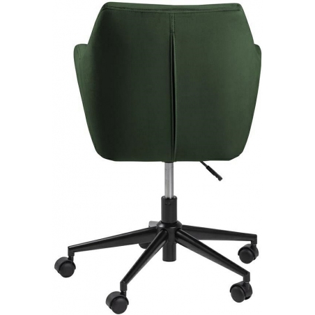 Nora VIC green velvet office chair Actona
