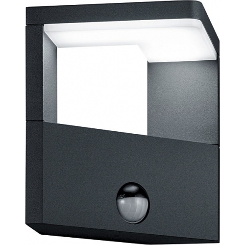 Ganges LED anthracite outdoor wall lamp with sensor Trio