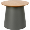 Ethos 49 natural&amp;grey round scandinavian coffee table Maduu Studio