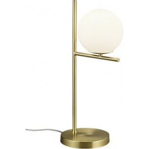 Pure white brass table lamp Trio