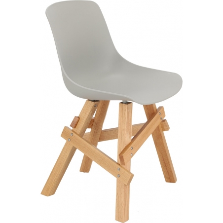 Rail white scandinavian chair Intesi