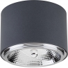 Moris 11 graphite round spot ceiling lamp TK Lighting
