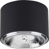 Moris 11 black round spot ceiling lamp TK Lighting