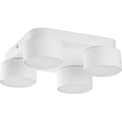 Space white modern ceiling lamp with 4 lights TK Lighting