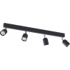 Top Straight IV black ceiling spotlight TK Lighting