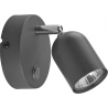 Top grey wall lamp with switch TK Lighting