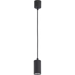 Logan 5 black tube pendant lamp TK Lighting