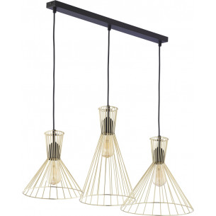 Sahara III gold wire pendant lamp TK Lighting