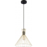 Elegancka Lampa wisząca druciana geometryczna Sahara 30 złota TK Lighting do kuchni i salonu.