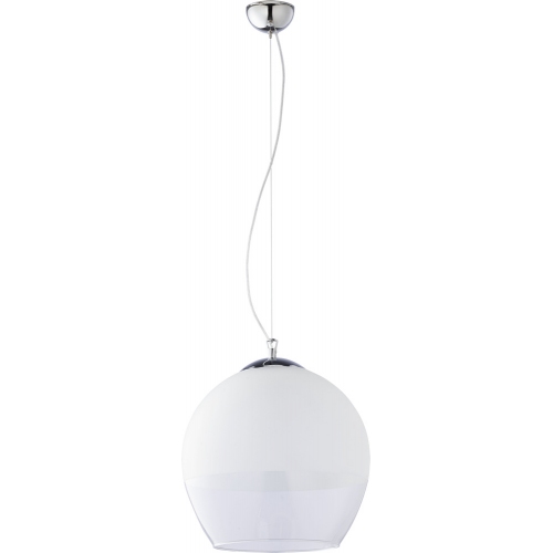 Boulette 38 white glass ball pendant lamp TK Lighting