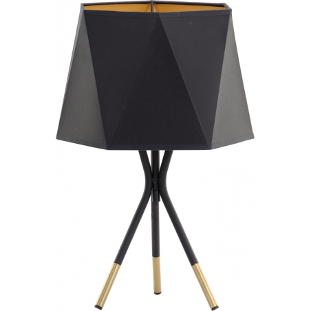 Ivo Black Tripod Table Lamp Tk Lighting, Floor Lamp With Table Attached Australia