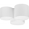 Mona white triple ceiling lamp with shades TK Lighting