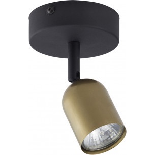 Top I black&amp;gold ceiling spotlight TK Lighting