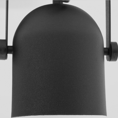 Spectra II black industrial ceiling spotlight TK Lighting