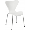 Krzesło designerskie z tworzywa Martinus białe D2.Design do kuchni i jadalni.