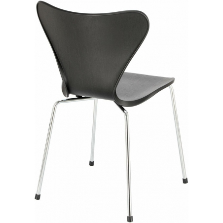 Krzesło designerskie z tworzywa Martinus czarne D2.Design do kuchni i jadalni.