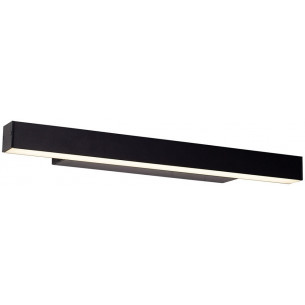 Linear 57 LED black bathroom dimmable wall lamp MaxLight